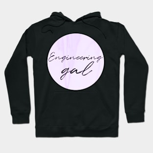 Engineering Gal Purple Hoodie